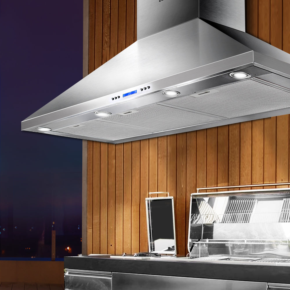 Devanti 1200mm Range Hood 120cm Commercial Rangehood