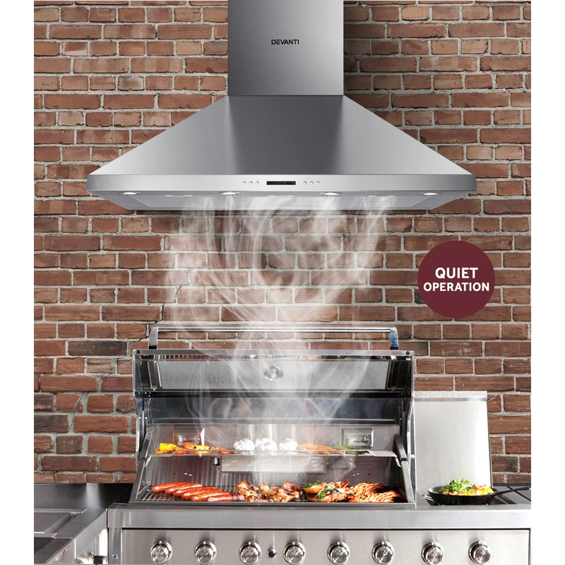 Devanti 1200mm Range Hood 120cm Commercial Rangehood