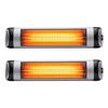 Devanti 2-Pack 2000W Infrared Patio Heaters