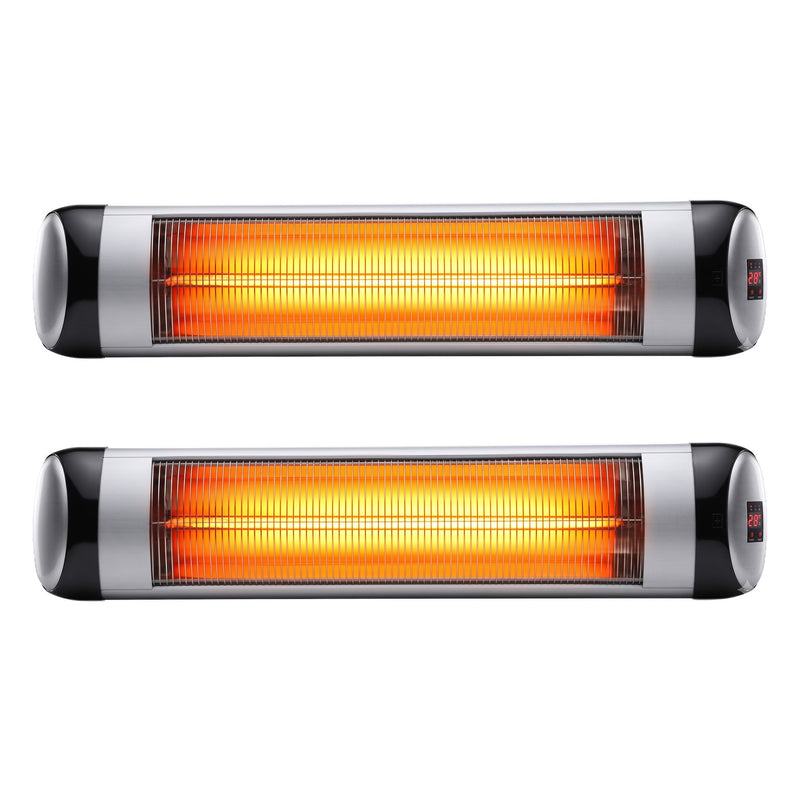Devanti 2-Pack 2000W Infrared Patio Heaters
