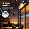 Devanti 2-Pack 2000W Infrared Patio Heaters