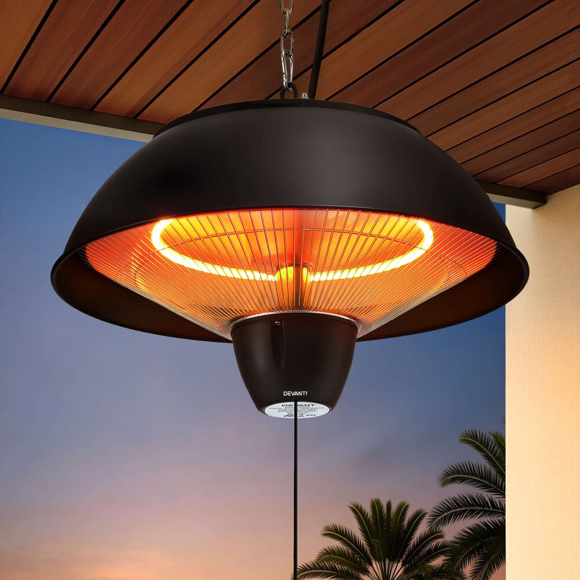 Devanti 1500W Hanging Infrared Patio Heater