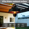 Devanti 2000W Infrared Patio Heater Hanging Ceiling Mounted with Remote