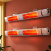 Devanti 2-Pack 3000W Electric Infrared Strip Heaters with Remote