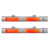 Devanti 2-Pack 3000W Electric Infrared Strip Heaters with Remote