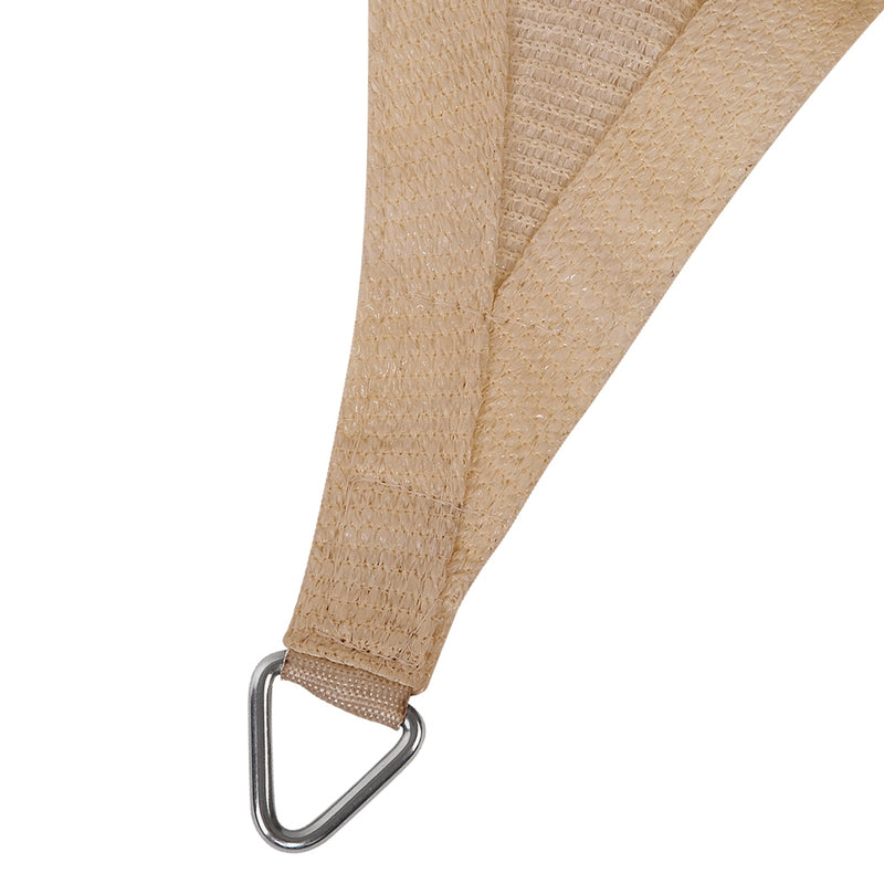 Shade Sail 5x5m Square 280GSM 98% Sand Shade Cloth