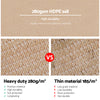 Shade Sail 5x5m Square 280GSM 98% Sand Shade Cloth
