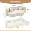 Artiss 2-in-1 Folding Sofa Bed