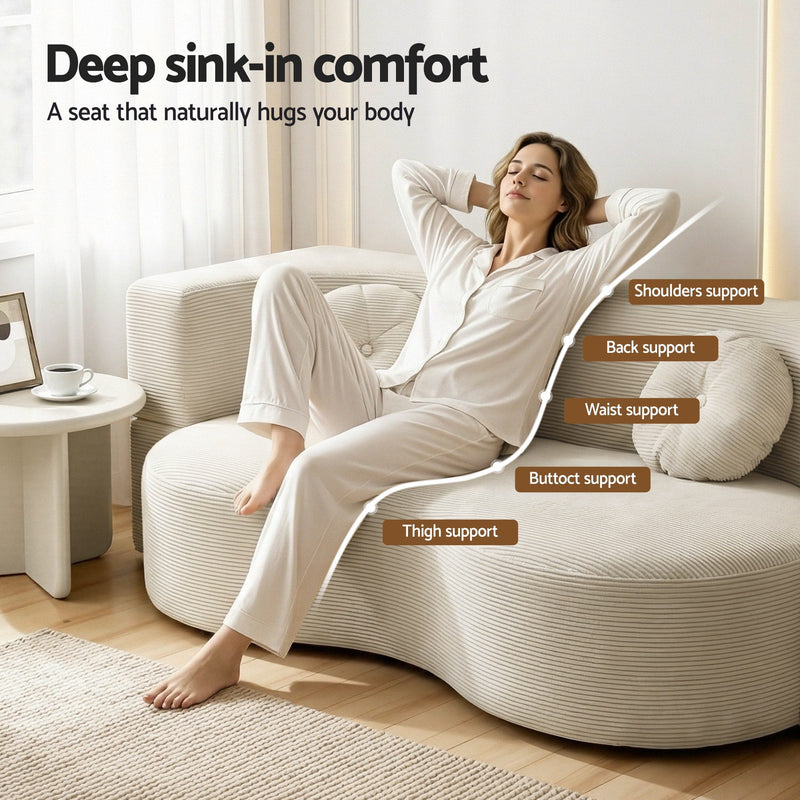 Artiss 2-in-1 Folding Sofa Bed