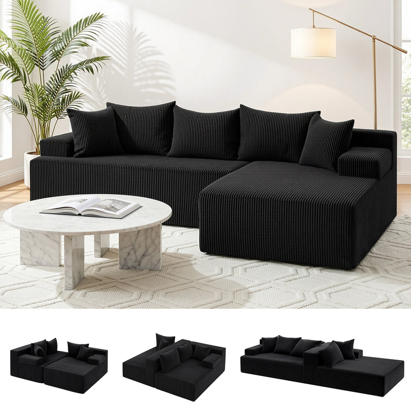 Artiss Modular Sectional Sofa Bed