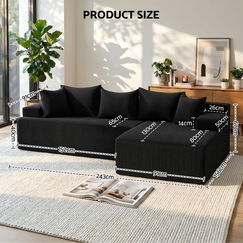 Artiss Modular Sectional Sofa Bed