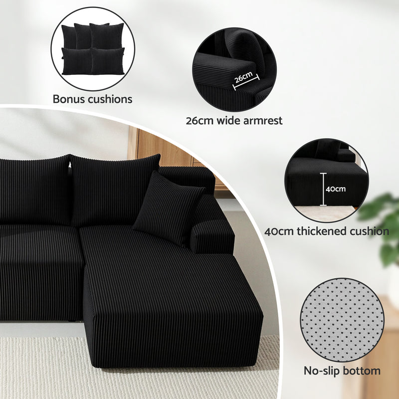 Artiss Modular Sectional Sofa Bed
