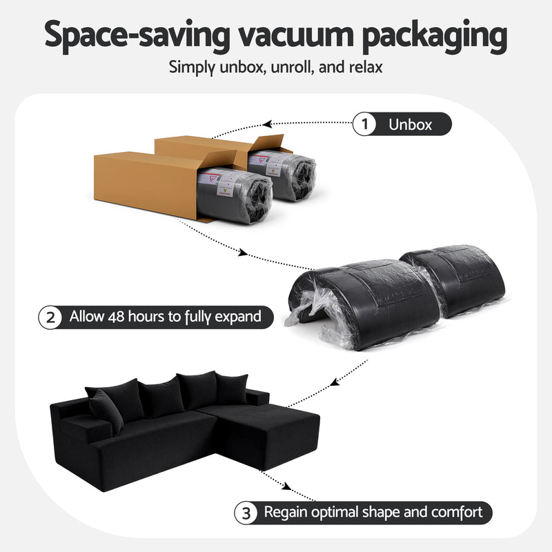 Artiss Modular Sectional Sofa Bed