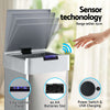 Devanti 50L Motion Sensor Kitchen Bin Silver