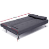 Artiss Sof Bed 175cm – Dark Grey Fabric