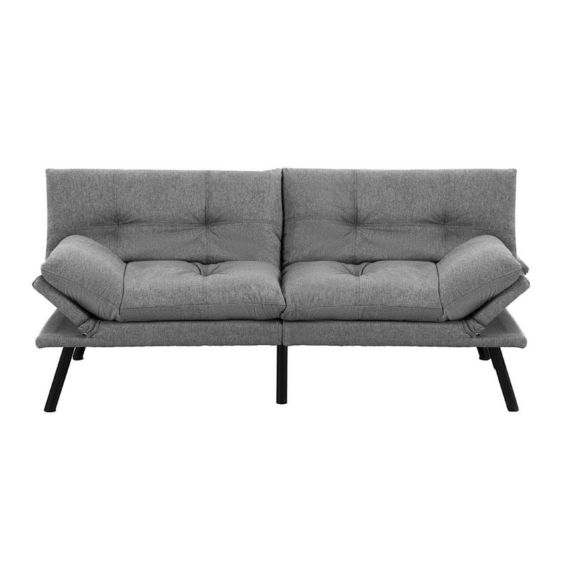 Artiss 3-Seater sof Bed – Grey Fabric Convertible