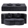 Artiss 2-in-1 Convertible Sofa Bed – Folding Boneless Sleeper Couch Grey