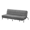 Artiss 3-Seater Sofa Bed 1.9m Adjustable Innerspring Futon Couch Grey