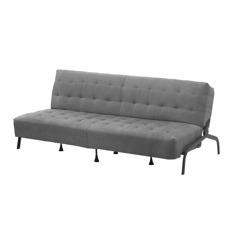 Artiss 3-Seater Sofa Bed 1.9m Adjustable Innerspring Futon Couch Grey