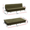 Artiss 3-Seater Sofa Bed 1.9m Adjustable Innerspring Futon Couch Green