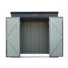 Garden Shed 1.95x1.31m – Steel Outdoor Storage with Double Doors