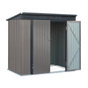 Garden Shed 1.95x1.31m – Steel Outdoor Storage with Double Doors