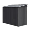 Garden Shed 2.38x1.31m – Metal Outdoor Storage with Sliding Door