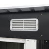 Garden Shed 2.38x1.31m – Metal Outdoor Storage with Sliding Door