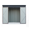 Garden Shed 2.31x1.31m – Metal Outdoor Storage with Double Doors