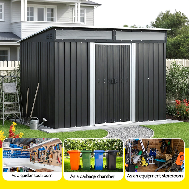 Garden Shed 2.60x1.95m – Outdoor Storage & Workshop Shelter