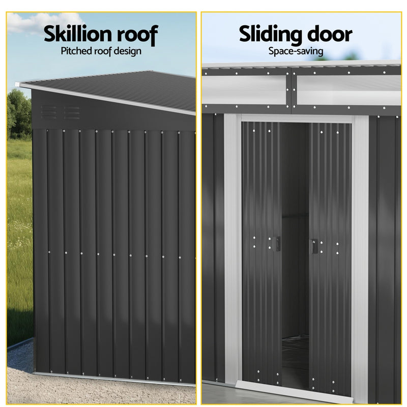 Garden Shed 2.60x1.95m – Outdoor Storage & Workshop Shelter