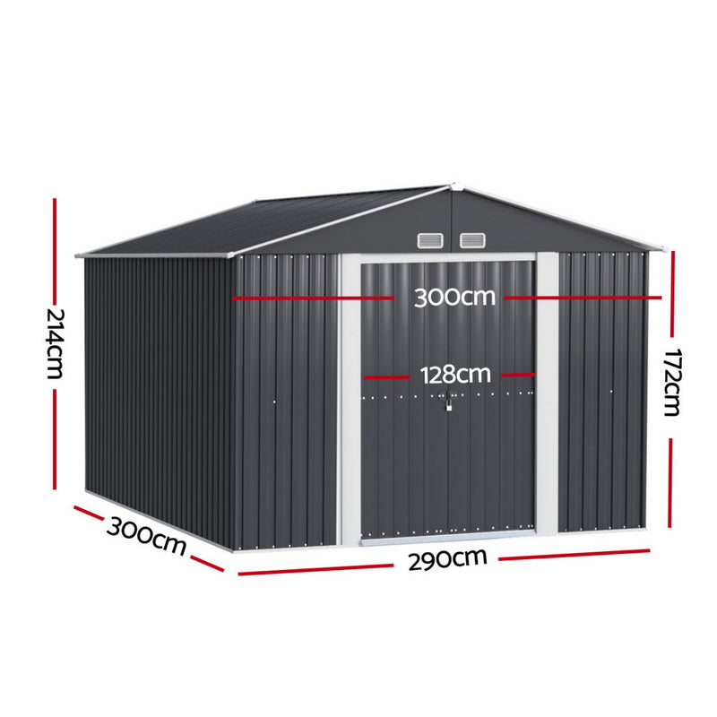 Garden Shed 3x3m – Outdoor Storage & Workshop Shelter