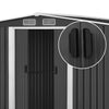 Garden Shed 2.58x3.14m – Metal Base Outdoor Storage with Sliding Door