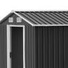 Garden Shed 2.58x3.14m – Metal Base Outdoor Storage with Sliding Door