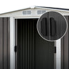 Garden Shed 2.58x2.07m – Metal Outdoor Storage with Sliding Door
