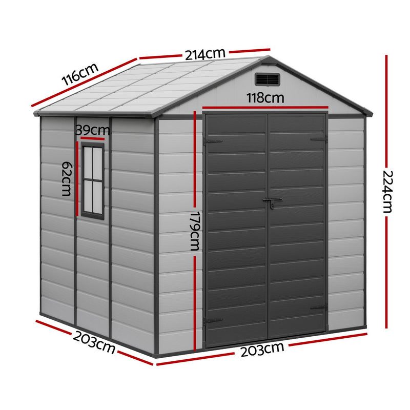 Garden Shed 2.15x2.14m – Outdoor Storage & Workshop Shelter