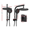 Cefito 9″ Rain Shower Head Set with Handheld & Mixer Tap – Black