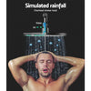 Cefito 9″ Rain Shower Head Set with Handheld & Mixer Tap – Black