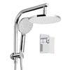Cefito 9″ Rain Shower Head Set with Handheld & Mixer Tap – Chrome