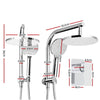 Cefito 9″ Rain Shower Head Set with Handheld & Mixer Tap – Chrome