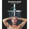 Cefito 9″ Twin Tap Rain Shower Head Set with Handheld – Chrome