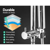 Cefito 9″ Twin Tap Rain Shower Head Set with Handheld – Chrome