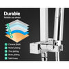 Cefito 8″ Square Rain Shower Head Set with Handheld – Twin Tap Chrome