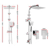 Cefito 10″ Square Rain Shower Head Set with Handheld – Twin Tap Chrome