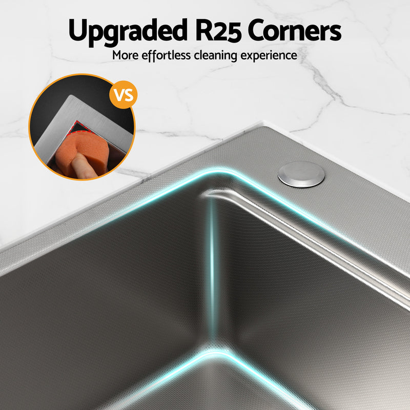 Cefito 304 Stainless Steel Bar Sink – Millet Grain