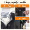 Devanti 2L Slushie & Ice Cream Maker – Frozen Smoothies & Milkshakes (Black)