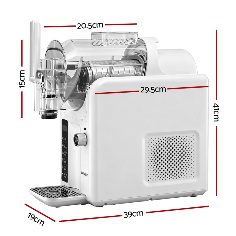 Devanti 5-in-1 2L Slushie & Ice Cream Maker (White)