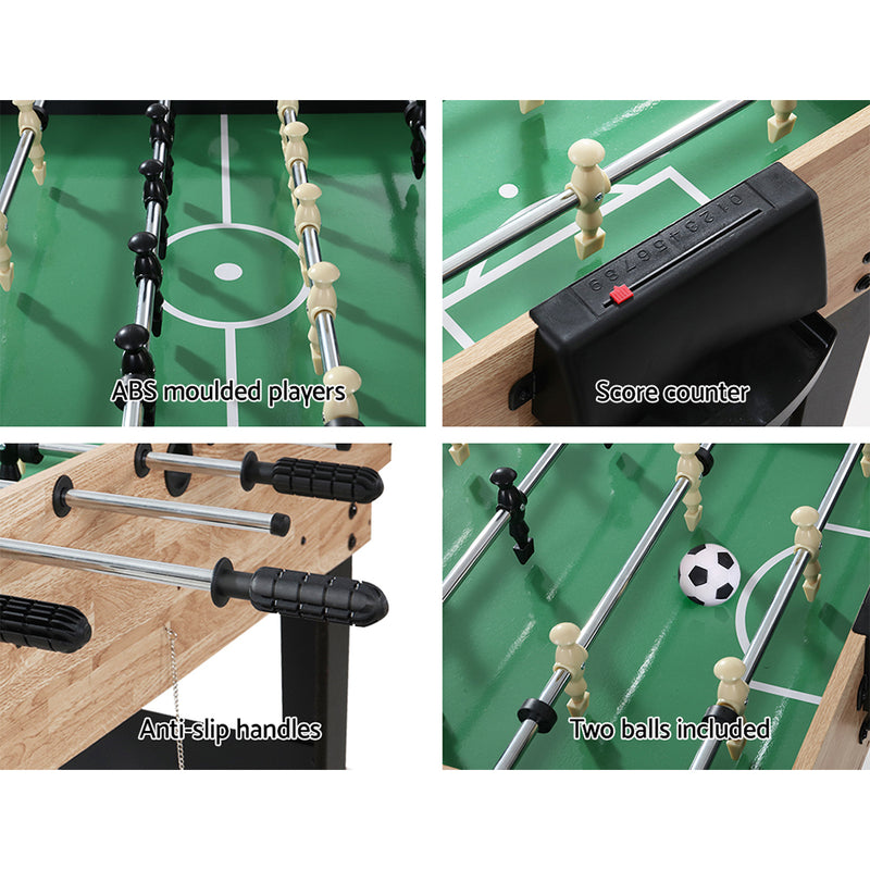 10-in-1 Games Table – Foosball, Pool, Air Hockey & More