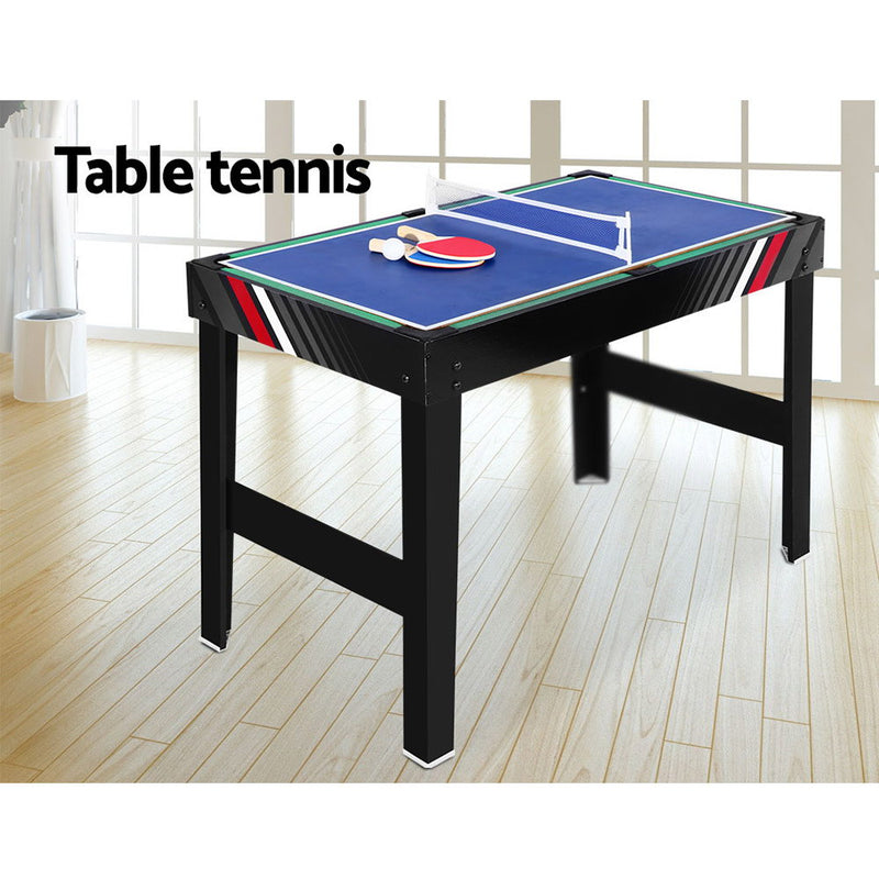 4-in-1 Games Table – Foosball, Pool, Table Tennis & Air Hockey