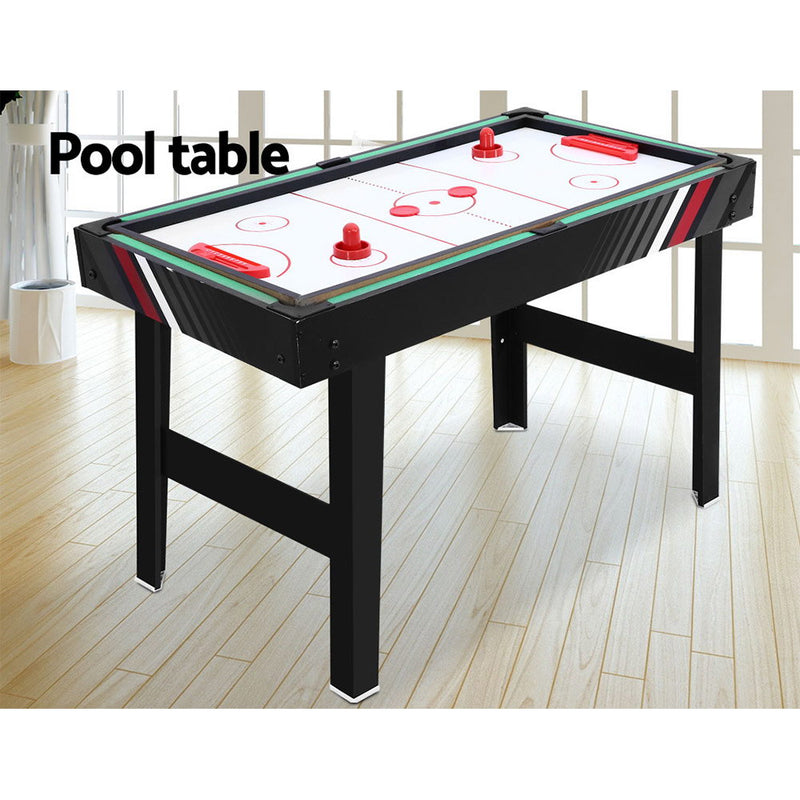 4-in-1 Games Table – Foosball, Pool, Table Tennis & Air Hockey